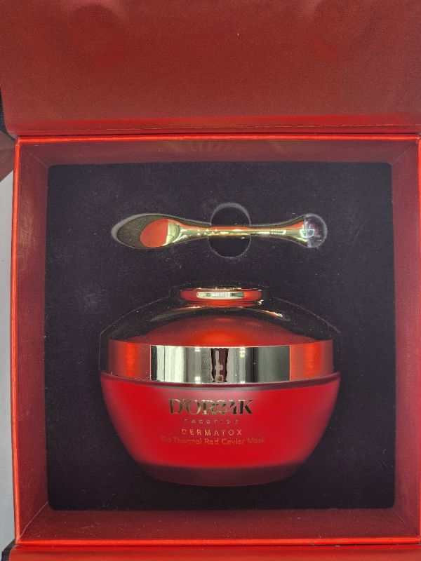 Photo 1 of Ultimate Dermatox Red Caviar Mask Moisture Firming Mask Regenerates Skin Cells Red Caviar Red Seaweed Nourish Natural Exfoliation Smooths Softens Improves Skin Use Three Times Weekly for Optimal Results New 