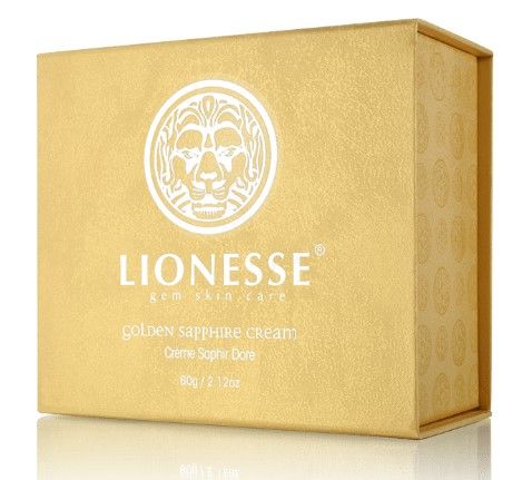 Photo 1 of Golden Sapphire Cream Yellow Sapphire Gemstone Includes Vitamin A Retinyl Palmitate Camellia Sinesis Extract Glabra Root Extract Europaea Fruit Oil Reduce Appearance of Aging Leaves Skin Rejuvenated and Smooth New 