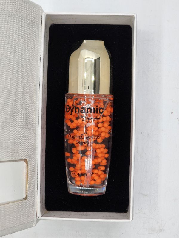 Photo 2 of Vitamin C Booster Prevents Loss of Elasticity Reinforces Natural Tightness Smooths Over Crepey Skin Moisturizes & Works against Depigmenting New 