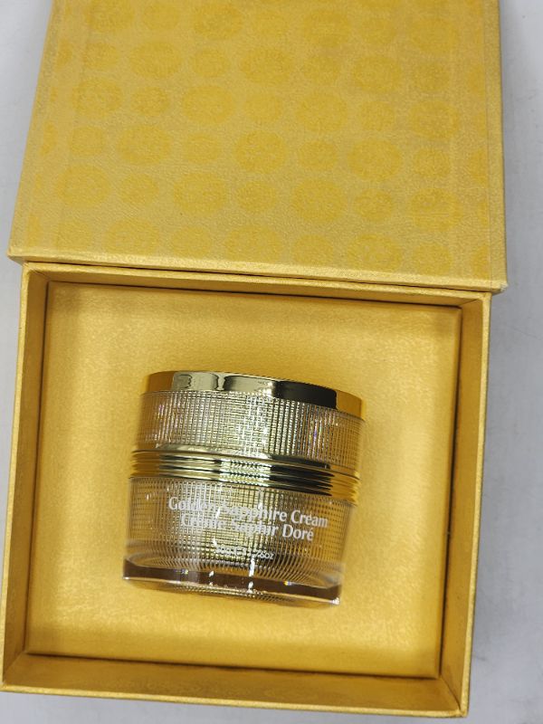 Photo 6 of Golden Sapphire Cream Yellow Sapphire Gemstone Includes Vitamin A Retinyl Palmitate Camellia Sinesis Extract Glabra Root Extract Europaea Fruit Oil Reduce Appearance of Aging Leaves Skin Rejuvenated and Smooth New 