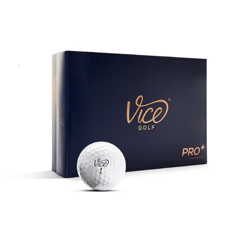Photo 1 of Vice Golf Pro Plus White Golf Ball - 1 Dozen