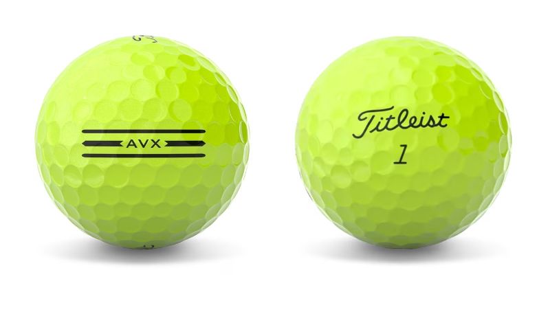 Photo 1 of Titleist AVX Yellow Golf Balls 1 Dozen 
