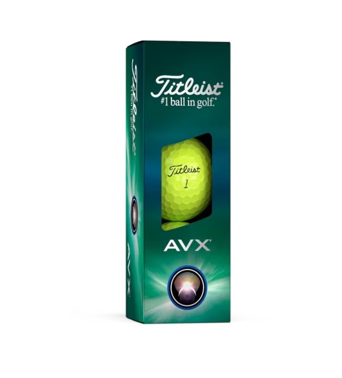 Photo 2 of Titleist AVX Yellow Golf Balls 1 Dozen 
