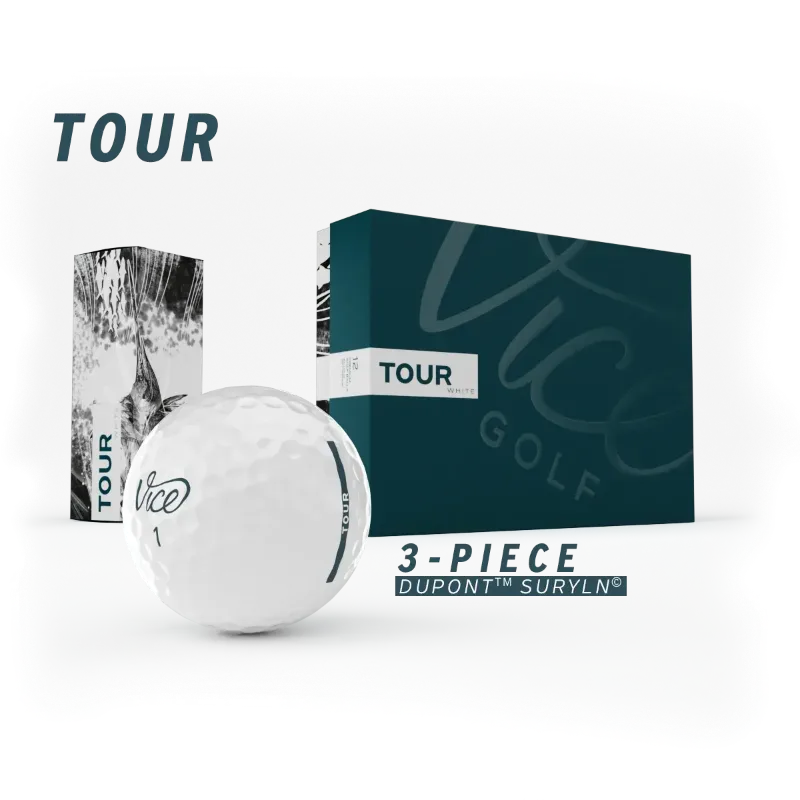 Photo 3 of Vice Tour White 1 Dozen Golf Balls