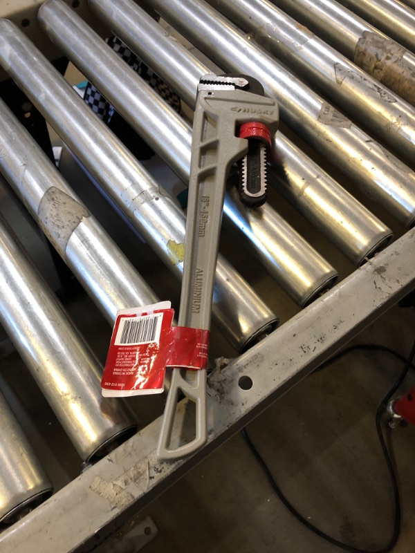 Photo 2 of 18 in. Aluminum Pipe Wrench with 2 in. Jaw Capacity