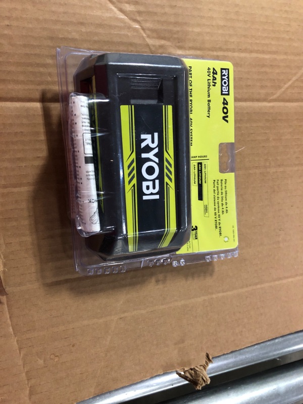 Photo 2 of Ryobi 40V 4.0 Ah Lithium-Ion Battery OP4040