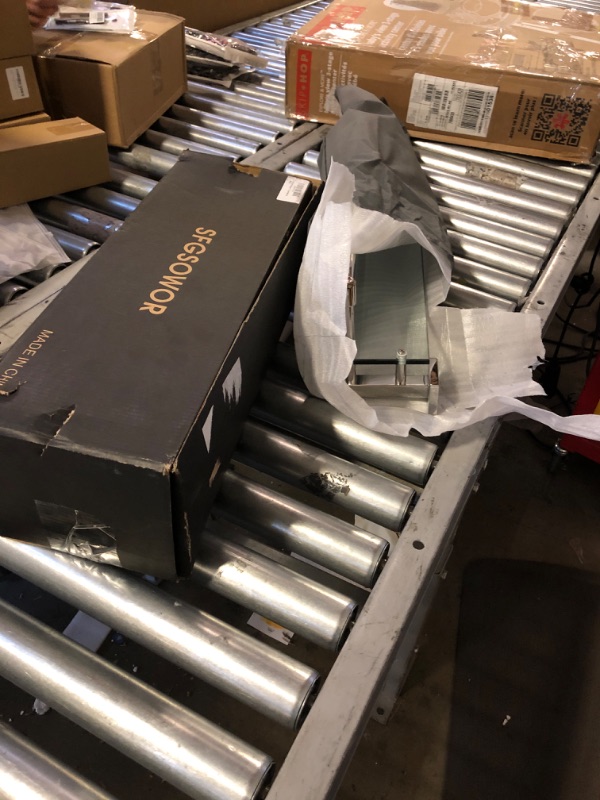 Photo 1 of SFGSOWOR Bathroom Towel Rack Storage Rack with Towel Bar Wall Mounted Storage Rack Hotel Towel Storage Rack Sus304 Rustproof Stainless Steel Wall Mounted Rack Chrome Plated Finish Chrome Plating