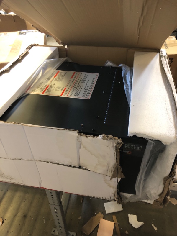 Photo 2 of The Box is Damage product is safe---Mr. Heater F260550 Big Maxx MHU50NG Natural Gas Unit Heater & F210359 Thermostat for Heater,Tan,Small & F271239 One-Stop Universal Gas-Appliance Hook-Up Kit,Small Heater + Thermostat + Hook-Up Kit