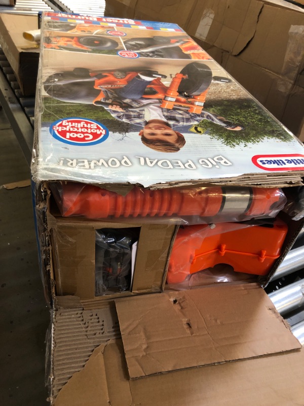 Photo 1 of Little Tikes Street Burner Ride-On with Motorcycle Styling, Adjustable Seat, Durable Wheels, Removeable Training Wheels for Kids, Children, Toddlers, Girls, Boys, Ages 3+ Years