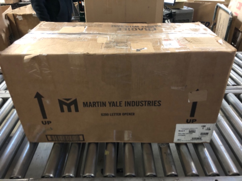 Photo 3 of Martin Yale 62001 Deluxe High-Speed Letter Opener, Gray, Up To 17,500 Envelopes per Hour, Accepts a 6" Tall Stack of Envelopes, 500,000 per Month Capacity