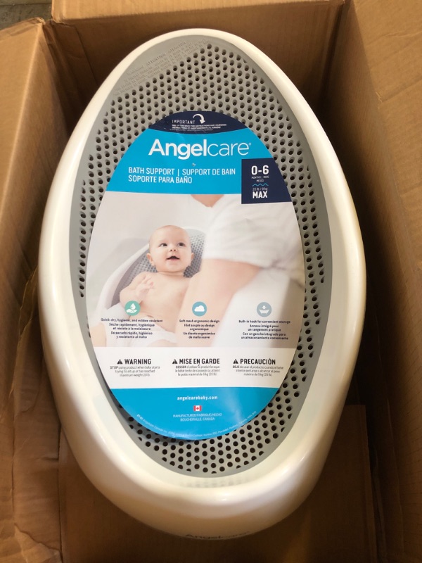 Photo 2 of Angelcare Baby Bath Support (Grey) | Ideal for Babies Less Than 6 Months Old
