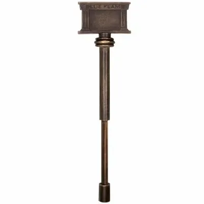 Photo 1 of BLUE FLAME Gas Valve Fireplace Key, Antique Brass, 4-8 In.
