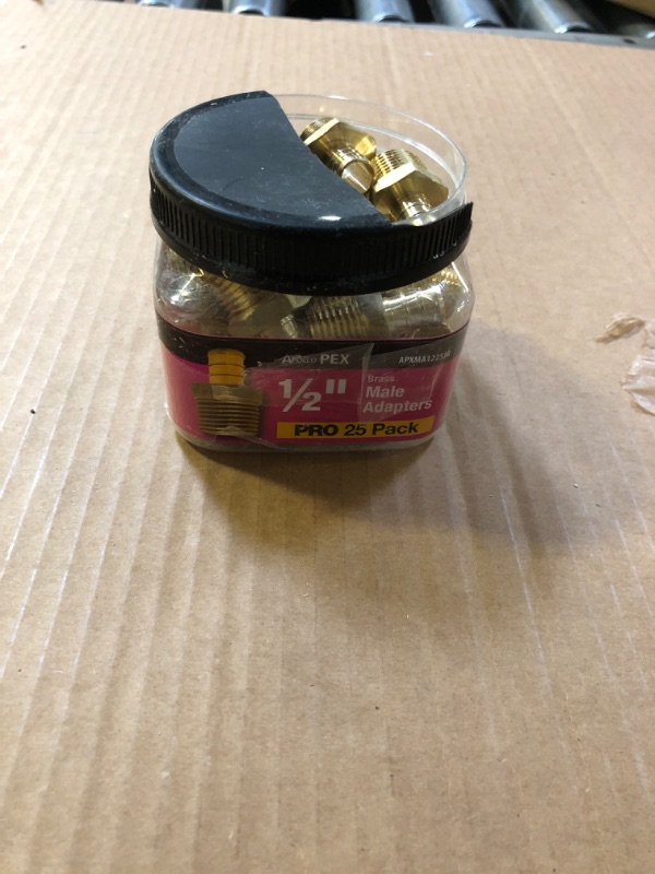 Photo 2 of Apollo Valves APXMA1225JR Thread Adapter, Brass