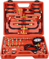 Photo 1 of DAYUAN Fuel Injection Pressure Tester Kit, 0-140 PSI Gauge Dual Dial for Accurate Reading