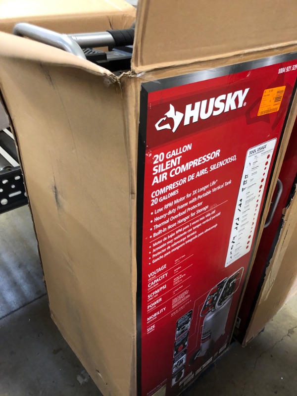 Photo 1 of 20 Gal. Vertical Electric-Powered Silent Air Compressor