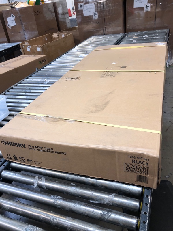 Photo 1 of 72 in. Adjustable Height Work Table
 - sealed 