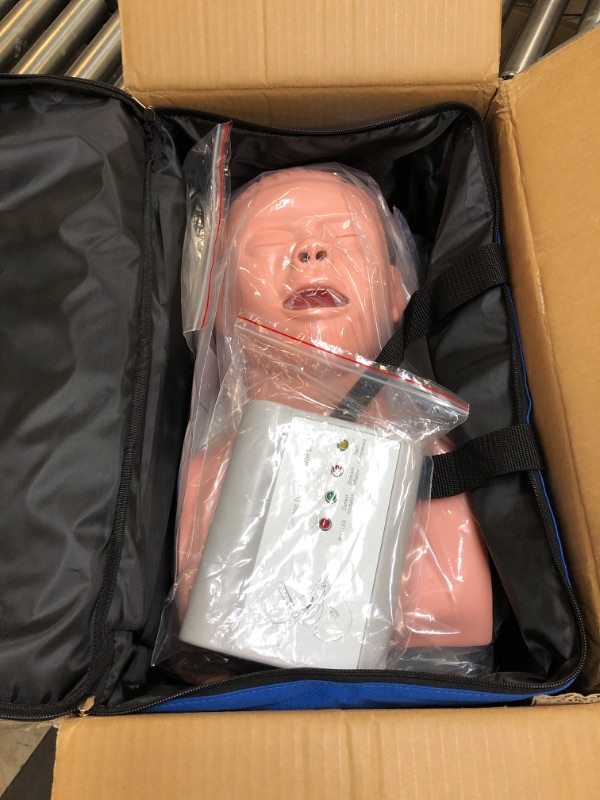 Photo 2 of 220V Intubation Manikin Study Teaching Model Airway Management Trainer Intubation Manikin Study Tracheal Simulator
