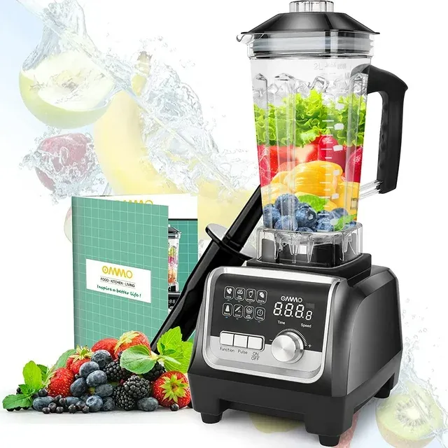 Photo 1 of Blender 1800w, Professional Kitchen Countertop Blender Smoothie Maker with 68oz BPA Free Container, High Speed Power Blender Built-in Timer for Crushing Ice, Frozen Desser