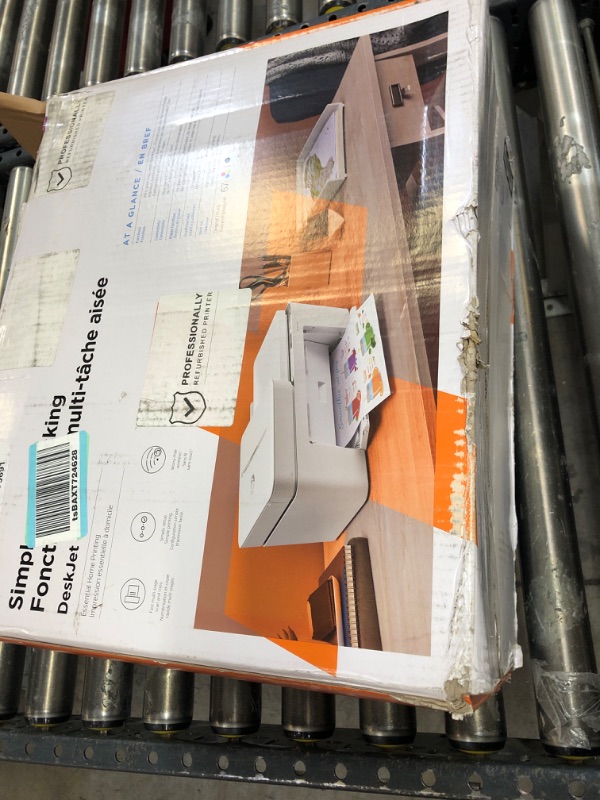 Photo 1 of HP DeskJet Plus 4155 Wireless All-in-One Printer - Compact Inkjet Printer with Mobile Printing, Scanner, Copier, Bluetooth, Home Office & WiFi Compatible - 3XV13A (Renewed)
