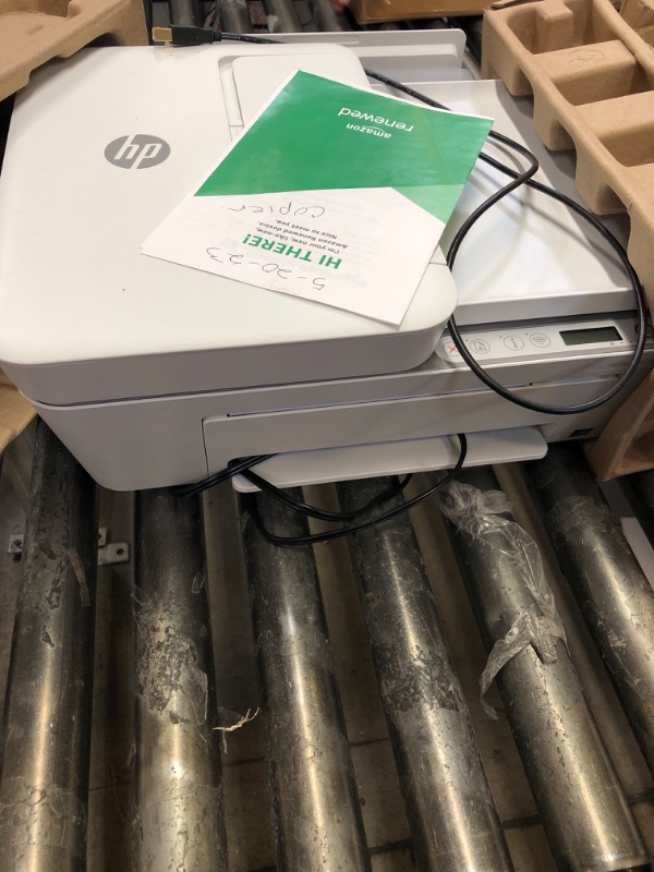 Photo 2 of HP DeskJet Plus 4155 Wireless All-in-One Printer - Compact Inkjet Printer with Mobile Printing, Scanner, Copier, Bluetooth, Home Office & WiFi Compatible - 3XV13A (Renewed)
