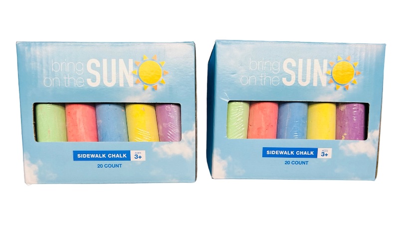 Photo 1 of 698351… 2 boxes of sidewalk chalk 