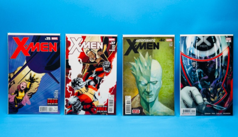 Photo 1 of 698389…4 X-men comics in plastic sleeves 