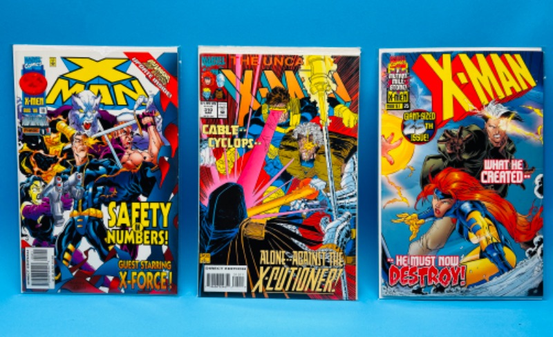 Photo 1 of 698395… 3 X-men comics in plastic sleeves 