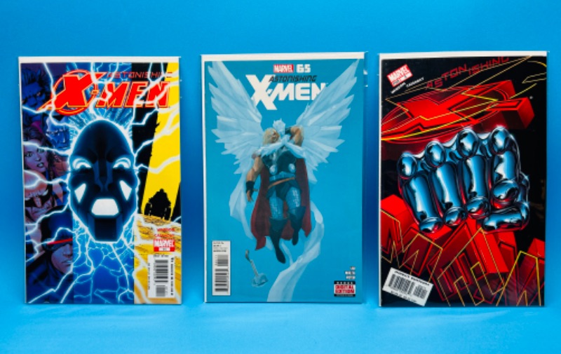 Photo 1 of 698396… 3 X-men comics in plastic sleeves 