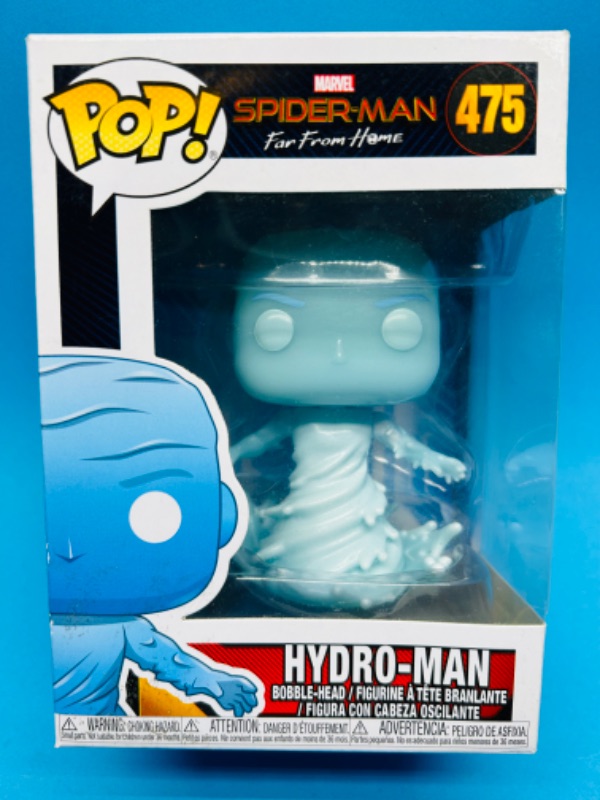 Photo 1 of 698398…Funko pop spider-man Hydro-man bobble head figure 