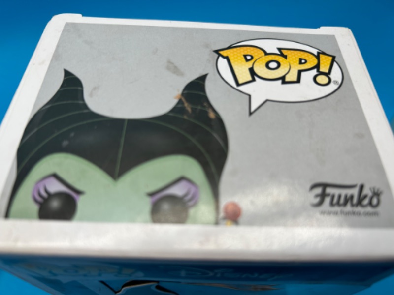Photo 3 of 698400… Funko pop Disney Maleficent vinyl figure-box has stains 