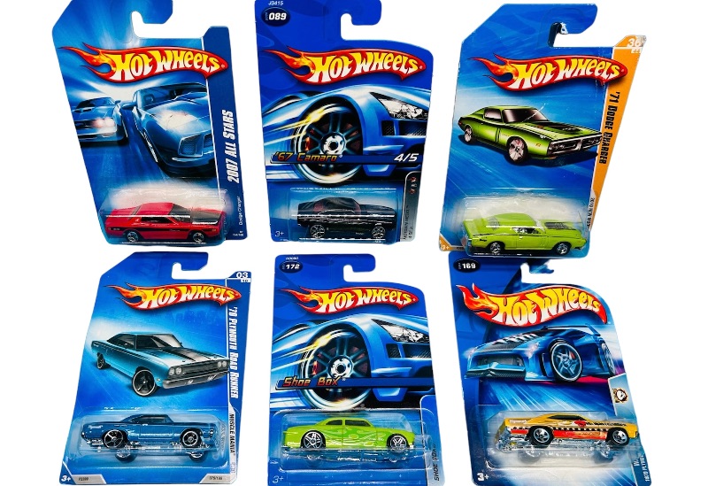 Photo 1 of 698414…6 hot wheels die cast muscle cars 