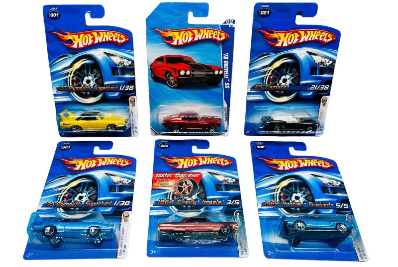 Photo 1 of 698415… 6 hot wheels die cast muscle cars
