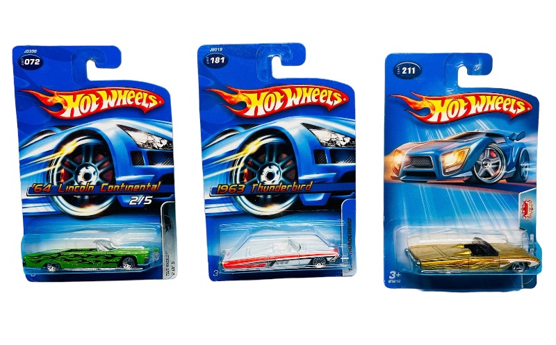 Photo 1 of 698416…3 hot wheels die cast convertible cars
