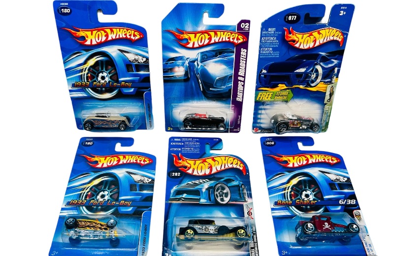 Photo 1 of 698420… 6 hot wheels die cast cars