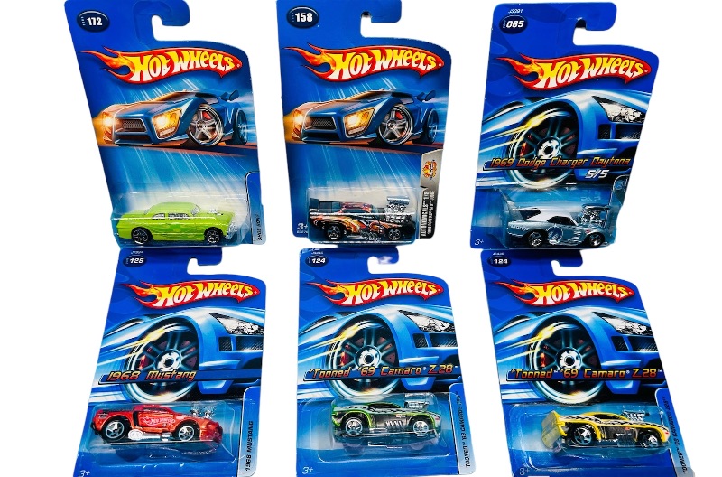 Photo 1 of 698426… 6 hot wheels die cast cars with exhaust 