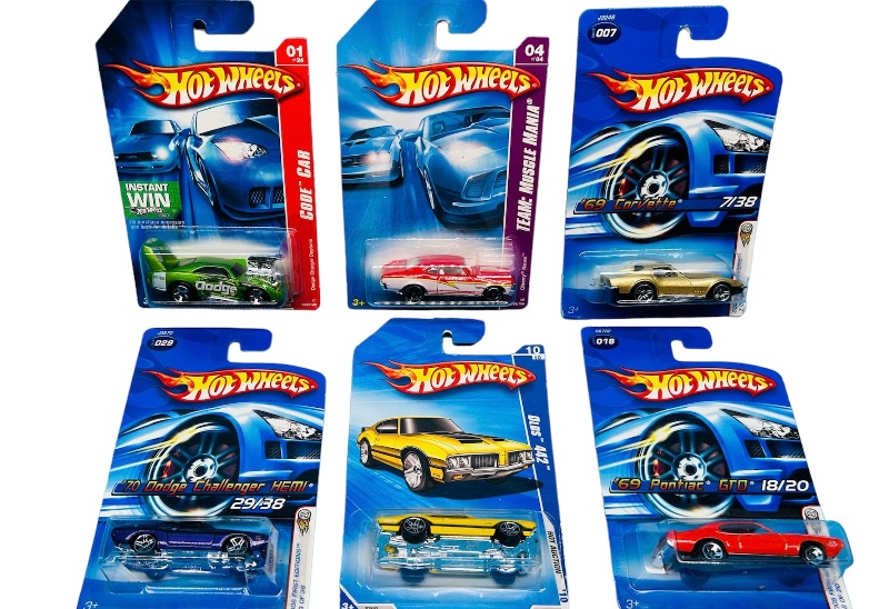 Photo 1 of 698430… 6 hot wheels die cast muscle cars 