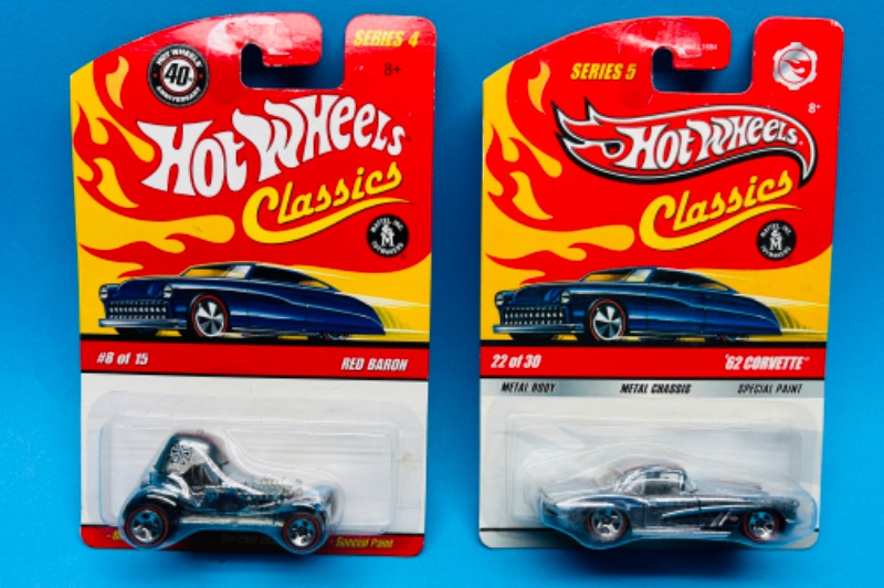 Photo 1 of 698434��…2 hot wheels classics redlines with special paint 