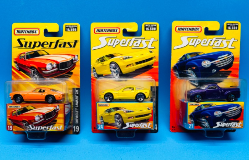 Photo 1 of 698441…3  matchbox superfast die cast cars