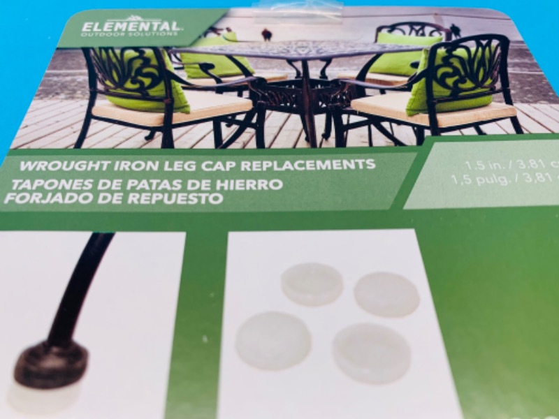 Photo 1 of 698466… 12 packages of wrought iron leg cap replacements