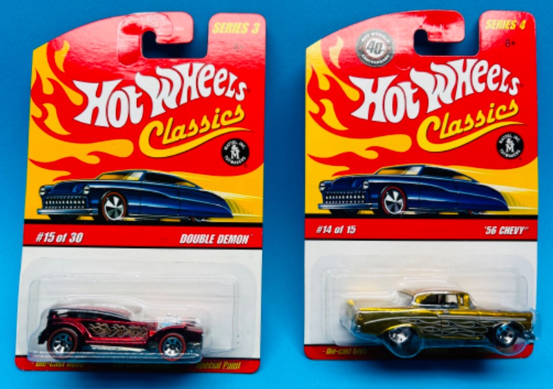 Photo 1 of 698501… 2 hot wheels classics redline cars with special paint 