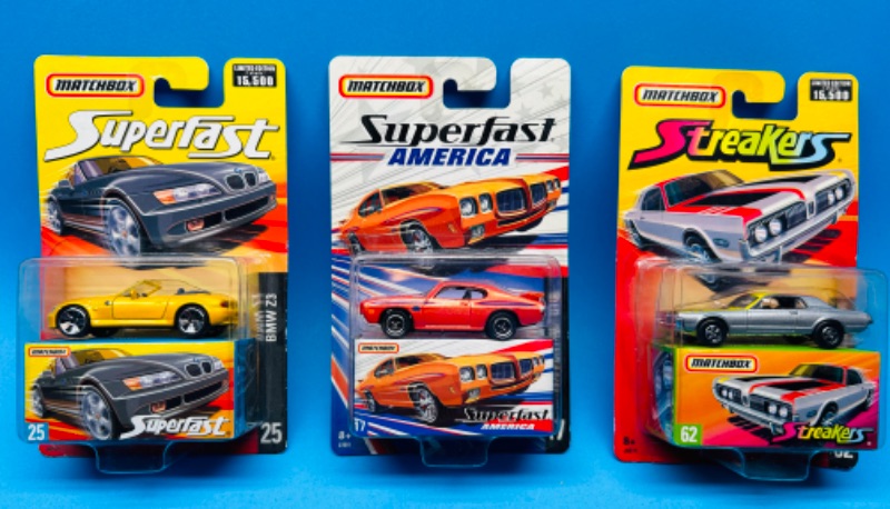 Photo 1 of 698505…3 matchbox die cast cars 