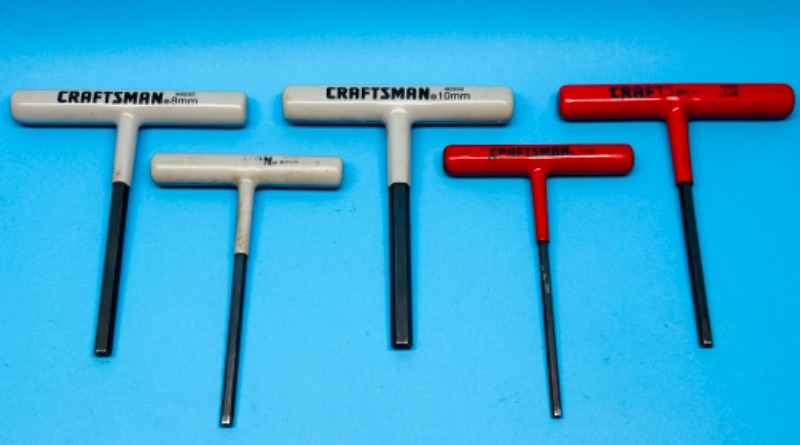 Photo 1 of 698513…craftsman t Allen wrenches 