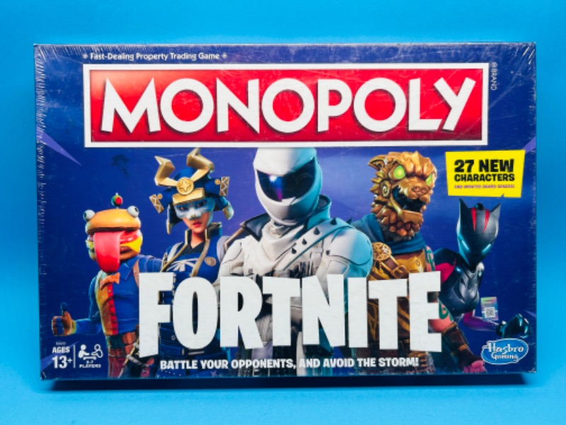 Photo 1 of 698516…monopoly Fortnite in sealed packaging 