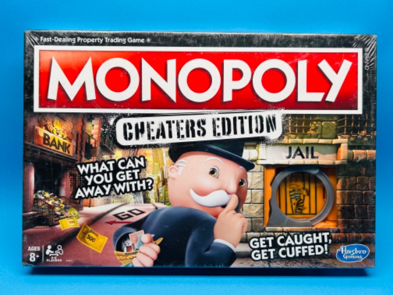 Photo 1 of 698517…monopoly cheaters edition in sealed packaging 