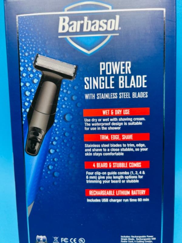 Photo 2 of 698532…barbasol power wet/dry single blade shaver set