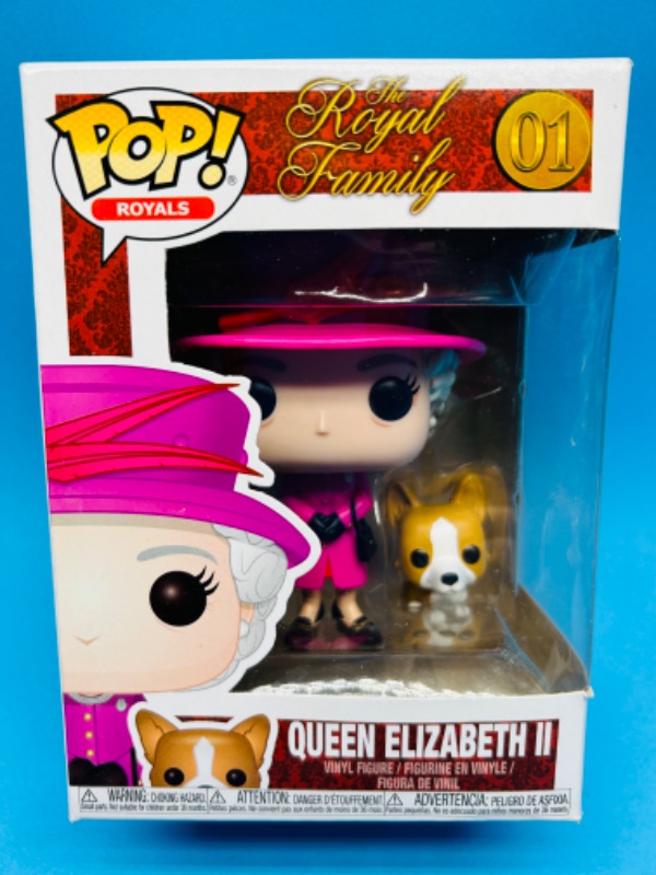 Photo 1 of 698549… Funko pop The Royal family Queen Elizabeth II vinyl figure 