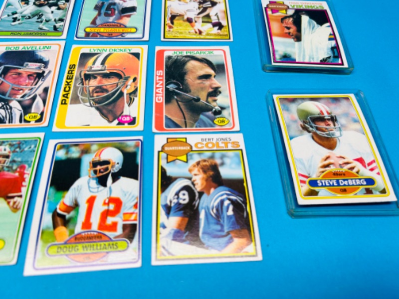 Photo 5 of 698575… 20 vintage quarterbacks 1978-80 football cards in 2 thick toploaders 