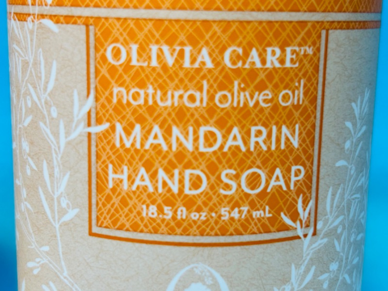 Photo 2 of 698601…2 Olivia care vegan olive oil mandarin hand soap 18.5 oz each