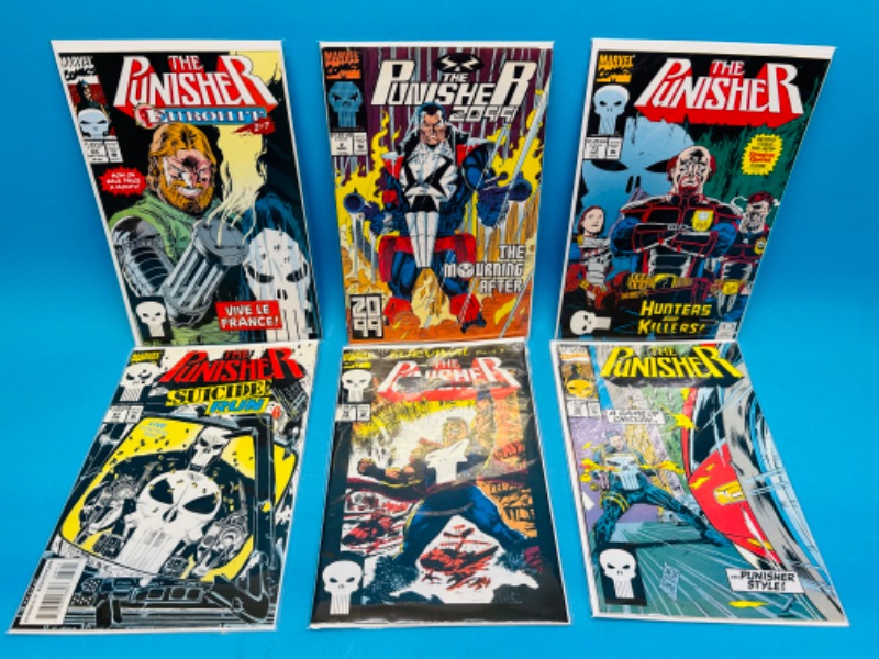 Photo 1 of 698652… 6 punisher comics in plastic sleeves 