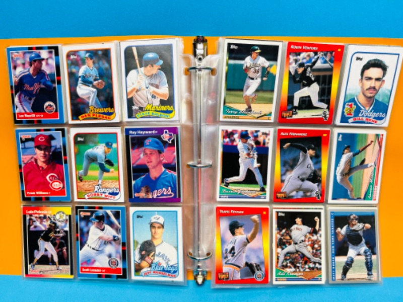 Photo 6 of 698655…216 mixed baseball trading cards in binder 